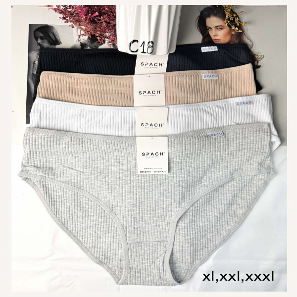 Majtki damskie Roz XL-3XL, Mix kolor Paczka 24 szt 1